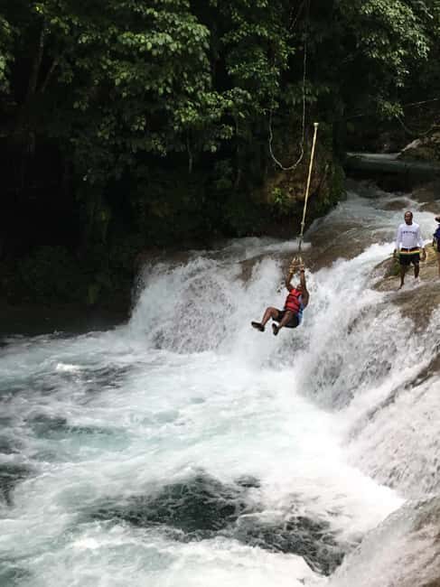 Falmouth: Dunn's River Falls, Blue Hole, and Zipline Tour - Authenticity and Value