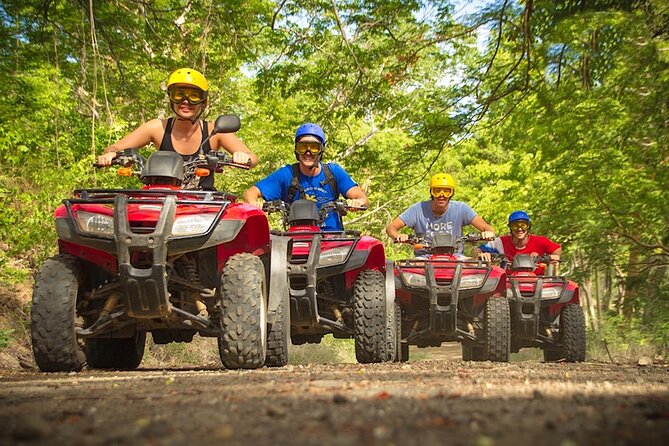 Family ATV Cenote Five Zip Lines Photos Taco Lunch Tequila Taste - Sights and Experiences