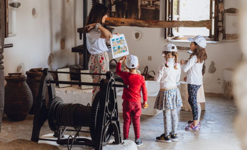 Family Olive Oil & Baking Adventure at Eggares Olive Press - Participation in Ancient Greek Games