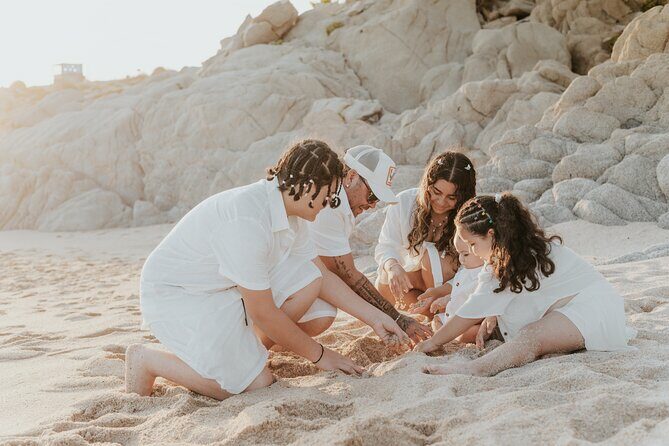Family photo shoot on beach monuments - What to Expect from the Experience