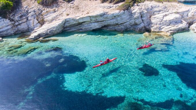 Family Sea Kayak at Meganisi - Lefkada - Meeting Point