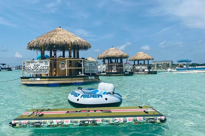 FAMOUS & ORIGINAL Destin Tikis 3hr Crab Island Sandbar Adventure - Just The Basics