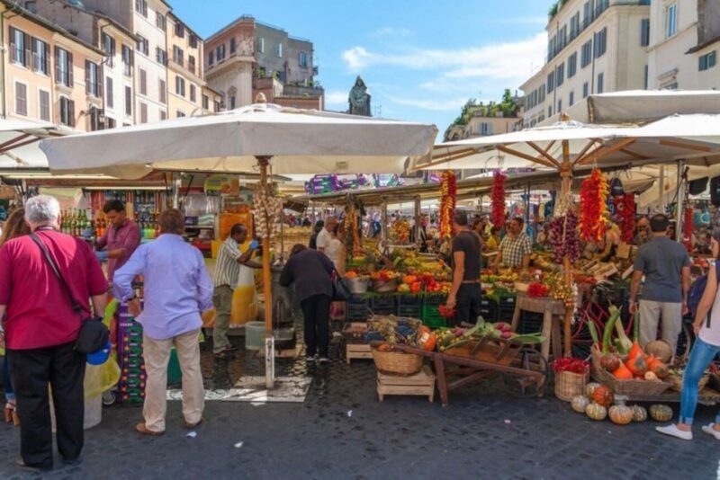 Farmers Market Shopping and Roman Full Course Class - SHARED - Location and Accessibility