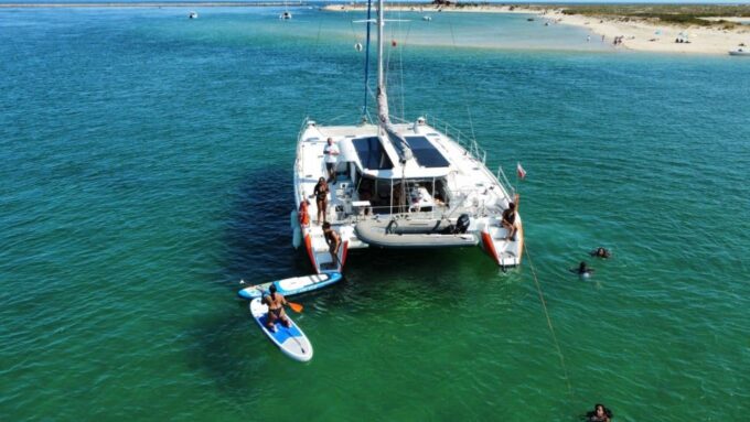Faro: Come and Discover Ria Formosa With Us in Our Catamaran - Transport and Duration