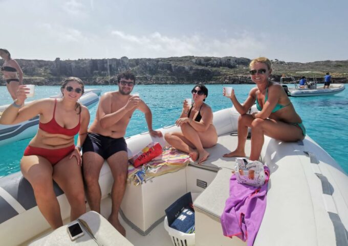 Favignana and Levanzo: Island Tour by Rib Boat From Trapani - Relax on the Boat