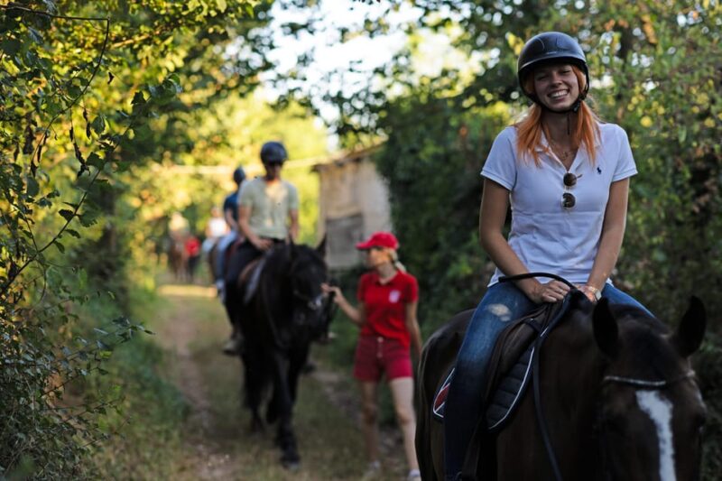Fazana: Suneset 1-Hour Horse Riding in Nature With Guide - Panoramic Adriatic Sea Views