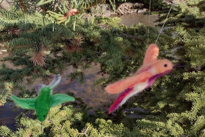 Felting Hummingbird Ornament Class in Estes Park - Getting to Estes Park