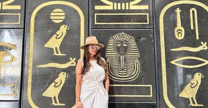 Female Guided Pyramids, Sphinx and Grand Egyptian Museum - Explore Exterior Gardens