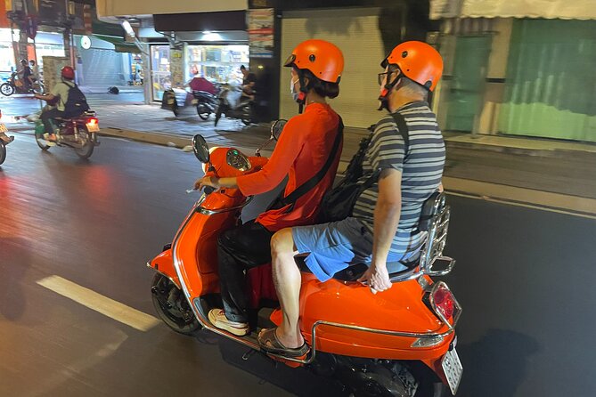 Female Riders Vespa Night Street Food + Train Street Food 4 Hours - Experience Hanois Food Scene