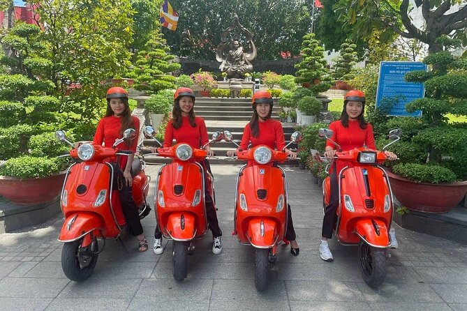 Female Riders Vespa Night Street Food + Train Street Food 4 Hours - Entrance Fees and Shopping