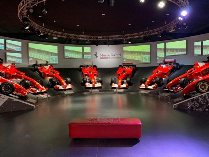 Ferrari Museum, Lamborghini & Pagani Museums+Factories+Lunch - Driving Experiences and Logistics