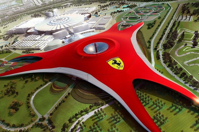 Ferrari World Abu Dhabi Admission Tickets (optional) - Inclusions and Exclusions