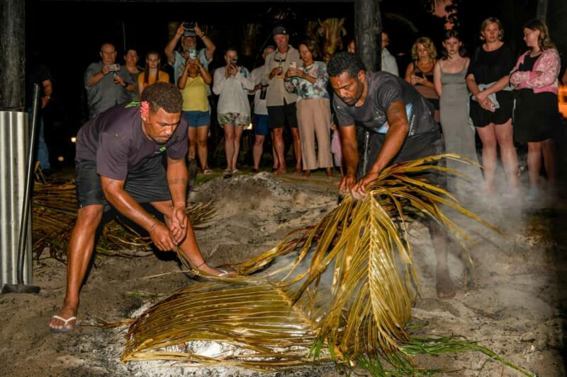 Fiji: Sunset Cruise with Dinner and Fire Show - The Grand Finale: Fire Dances by the Sea
