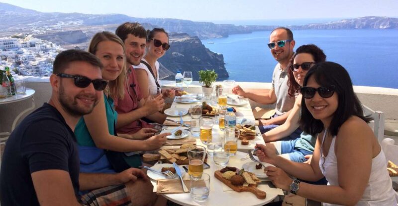Fira: 4-Hour Walking Food Tour With Tastings - Guided Walking Experience