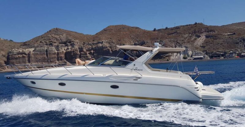 Fira: Private Day Cruise With Bbq, Drinks, & Hot Springs - Itinerary