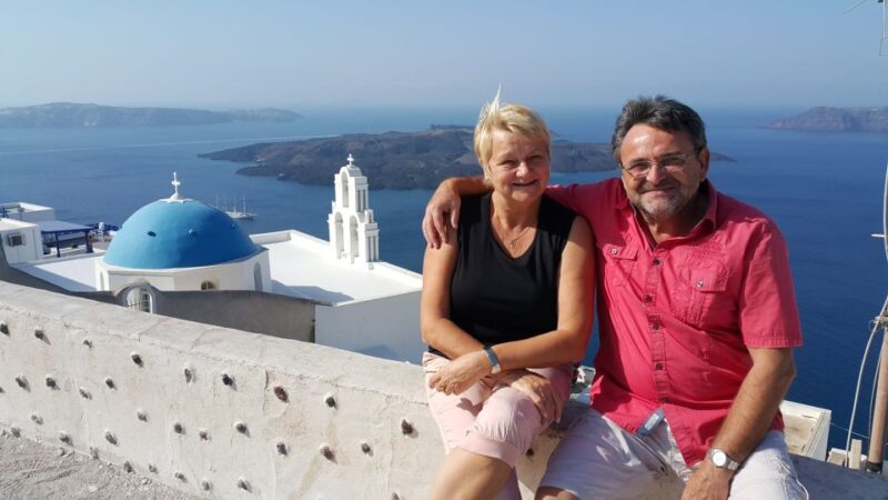 Fira: Santorini Shore Excursion With Guide - Admiring the Three Bells of Fira
