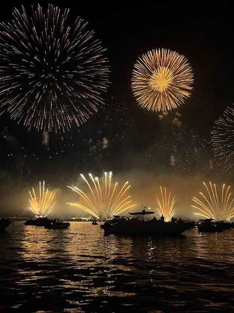 Fireworks and Sunset Catamaran Cruise From Théoule - Exploring the Bay of Cannes and Lérins Islands