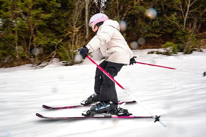 First-Time Skiing and Sledding Experience at Snow Park F Village - Ski Lessons and Guidance
