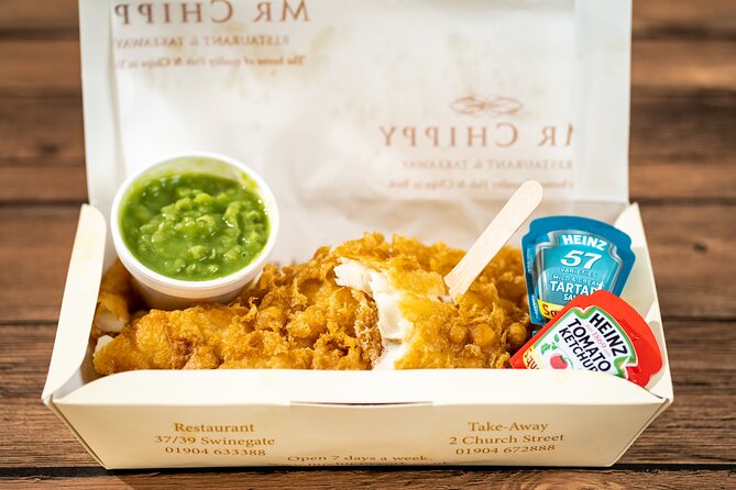 Fish & Chips Boat Cruise in York - Food and Drinks Menu