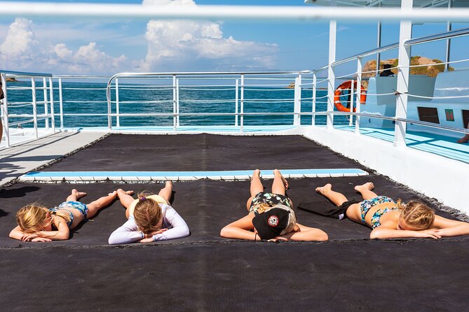 Flamingo Family Fun Catamaran Snorkel:Comfortable Shaded Seating - Accessibility and Participation