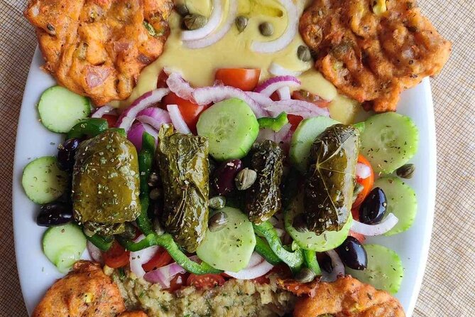 Flavors of Santorini Food and Wine Private Sunset Tour - Dinner at Family-Run Tavern