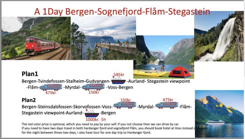 Flexible Tour to Hardangerfjord Vøringsfossen or Glacier - Transportation and Group Size