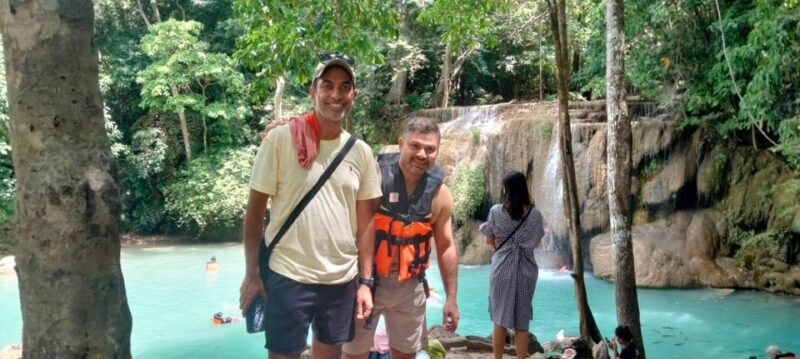 Floating & Railway Markets With Erawan Waterfall - Pickup and Dropoff