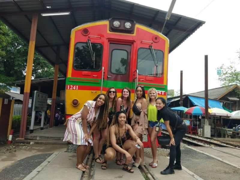 Floating & Railway Markets With Erawan Waterfall - Coconut Sugar and Salt Farms