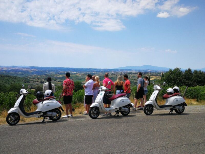 Florence: Chianti Sunset Vespa Tour With Wine & Oil Tasting - Scenic Vespa Ride