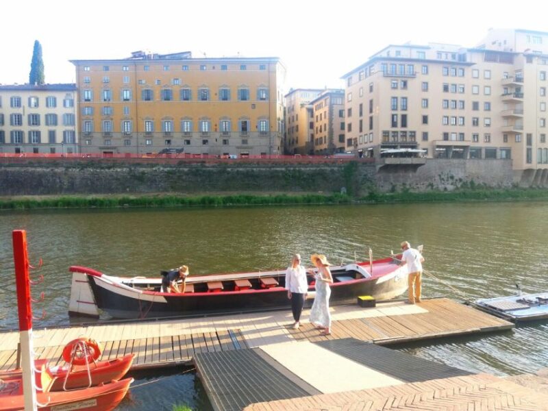 Florence: Gondola Boat Tour With Wine or Coffee and Snack - Scenic Views
