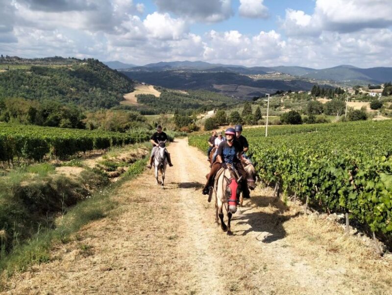 Florence: Horse Ride 3h and Wine Tasting&Lunch at a Castle - Key Points