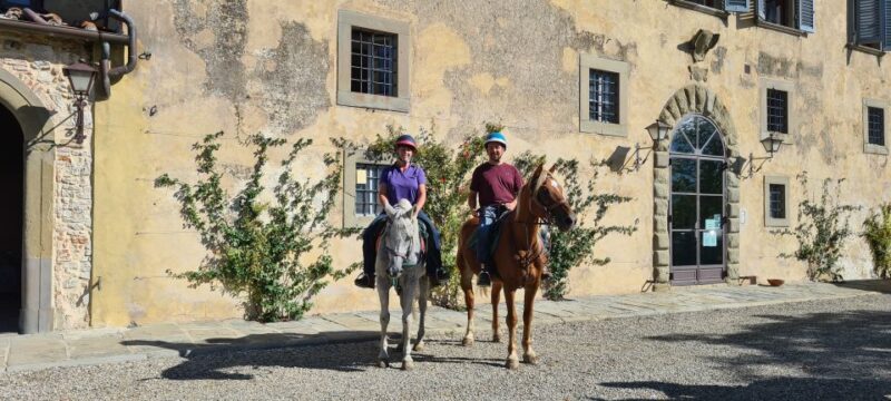 Florence: Horse Ride 3h and Wine Tasting&Lunch at a Castle - Castle Tour and Tasting