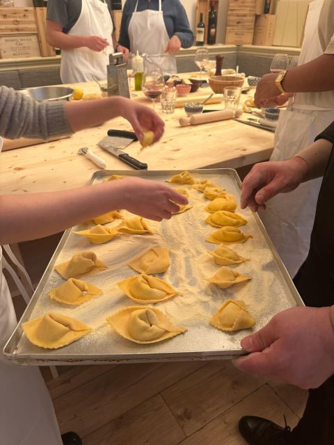 Florence: Pasta Cooking Class With Unlimited Wine - Inclusions and Amenities