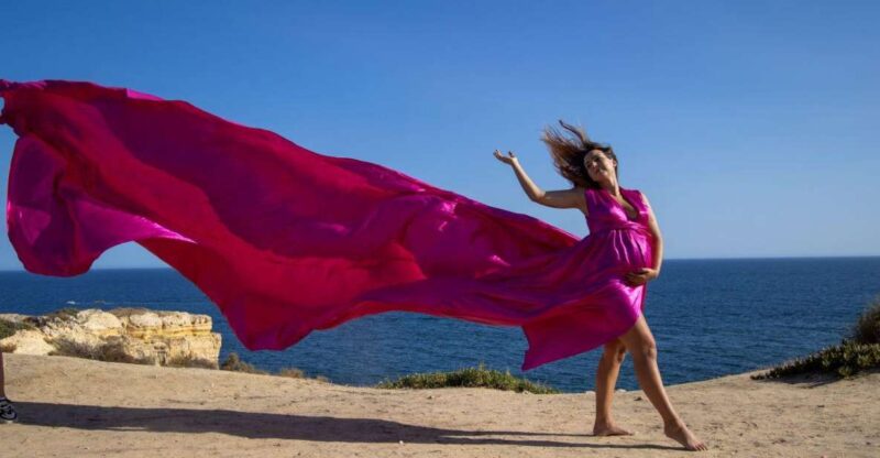 Flying Dress Algarve - Pregnancy Experience - Capturing Unforgettable Memories