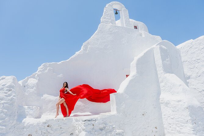 Flying Dress Mykonos Photoshoot - Pickup and Start Time