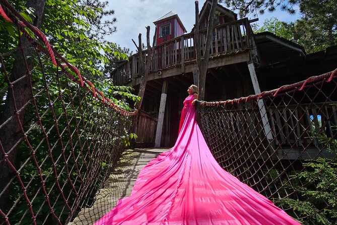 Flying Dress Photo Shoot in Madison WI - Meeting and End Point