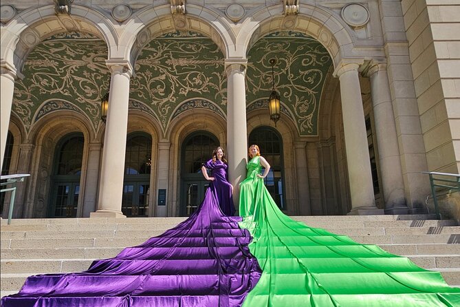 Flying Dress Photo Shoot in Madison WI - Private Photography Session
