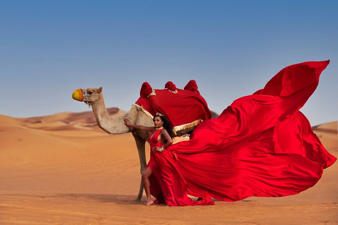 Flying Dress Photoshoot Activity in Dubai - Booking and Pickup Logistics