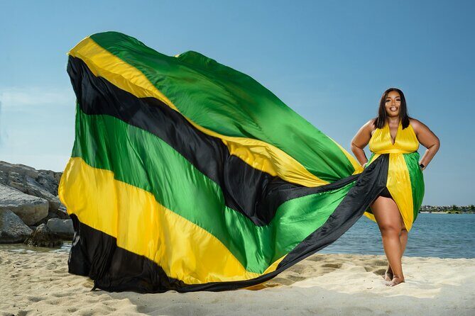 Flying Dress Photoshoot at Doctors Cave Beach Montego Bay Jamaica - Value for Money