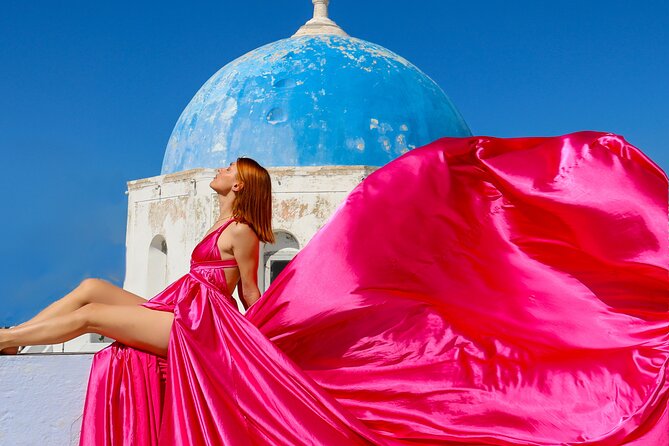 Flying Dress Photoshoot Experience in Santorini - Customer Reviews and Ratings