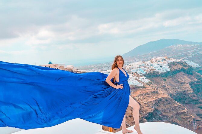 Flying Dress Photoshoot Experience in Santorini - Weather Considerations