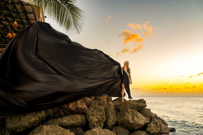 Flying Dress Photoshoot in Barbados - Assistance and Guidance