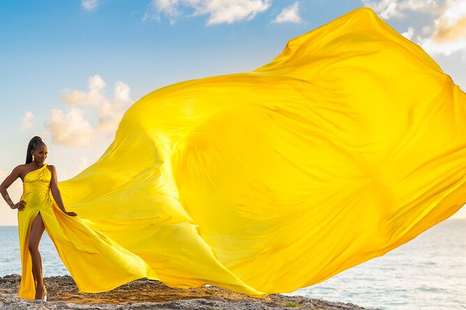 Flying Dress Photoshoot in Barbados - Photography and Editing