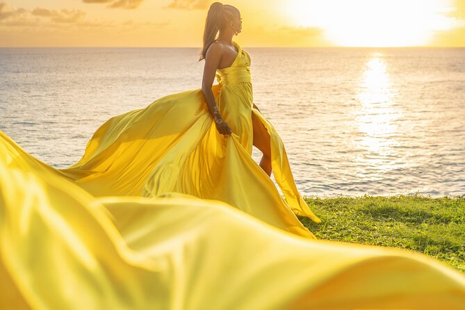 Flying Dress Photoshoot in Barbados - Included and Excluded Services