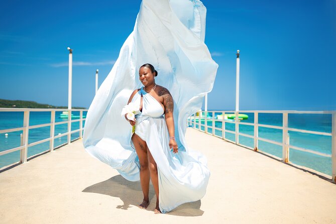 Flying Dress Photoshoot in Jamaica - Capturing Memories: The Photography