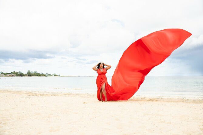 Flying Dress Photoshoot in Montego Bay  Single Person Experience - An In-Depth Look at the Flying Dress Photoshoot
