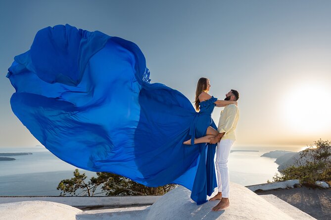 Flying Dress © Photoshoot in Santorini: Happy Birthday Package - Dress Selection and Booking