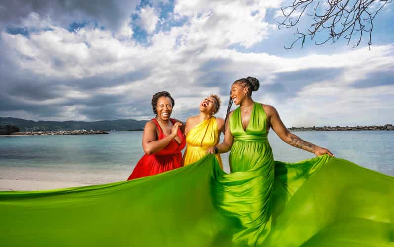 Flying Dress Photoshoot Jamaica - Key Points