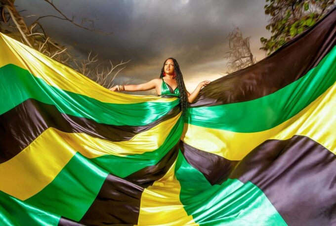 Flying Dress Photoshoot Jamaica - Dress Options and Colors