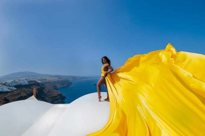 Flying Dress Photoshoot Santorini - Customer Feedback and Recommendations